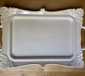 How she revamped an old, thrift store tray in 15 minutes flat