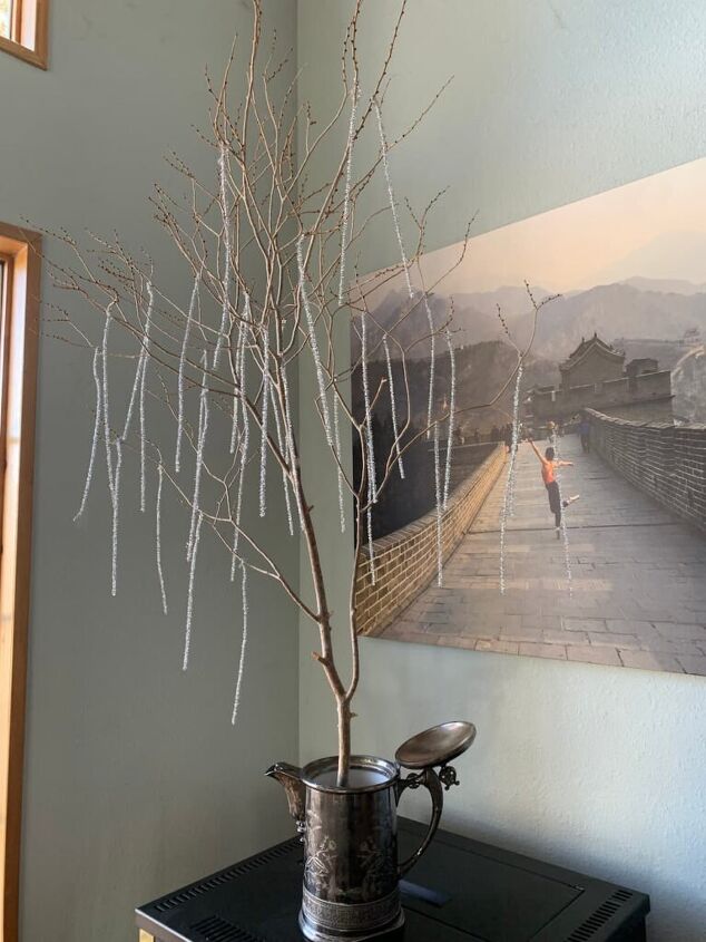 icicle tree for your classy thanksgiving table an easy diy that spar
