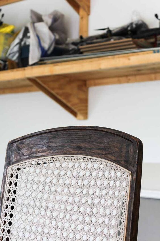 cambio de imagen de la silla de comedor con respaldo de caa una actualizacin vintage