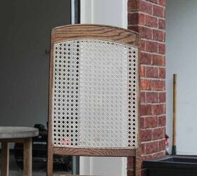 We're obsessed with this incredibly simple way to modernize cane furniture