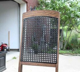 cane back dining chair makeover a vintage diy upgrade