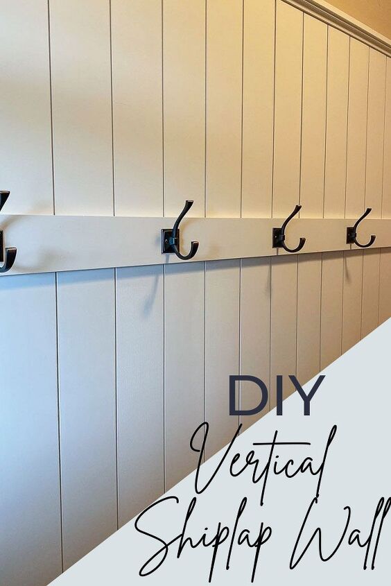 how to install a vertical shiplap wall