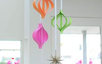 DIY Mid Century Christmas Ornaments (made From Paper)!