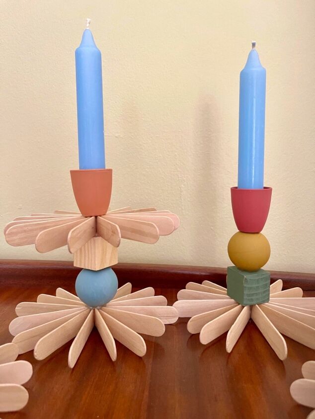popsicle stick candlesticks