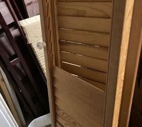 Using old toy blocks and slats from an old door, she makes impossibly charming storage