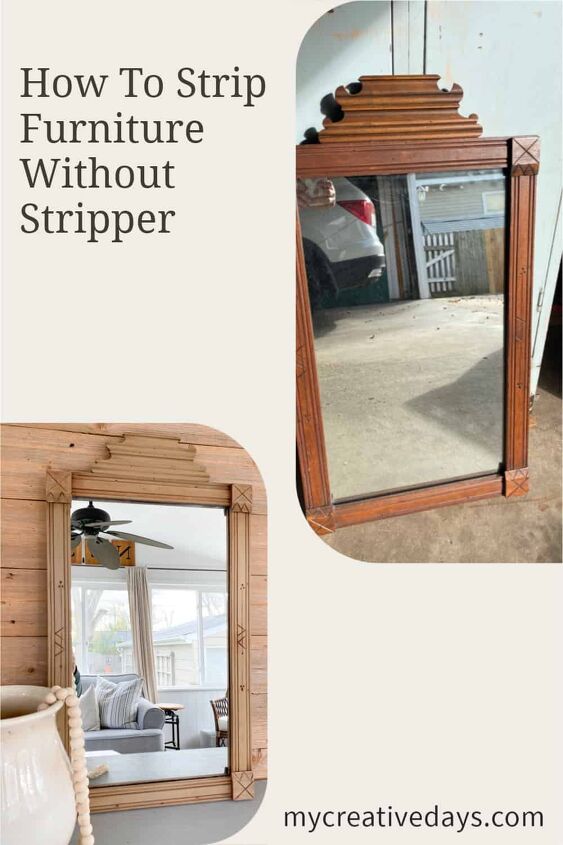 how to strip furniture without stripper
