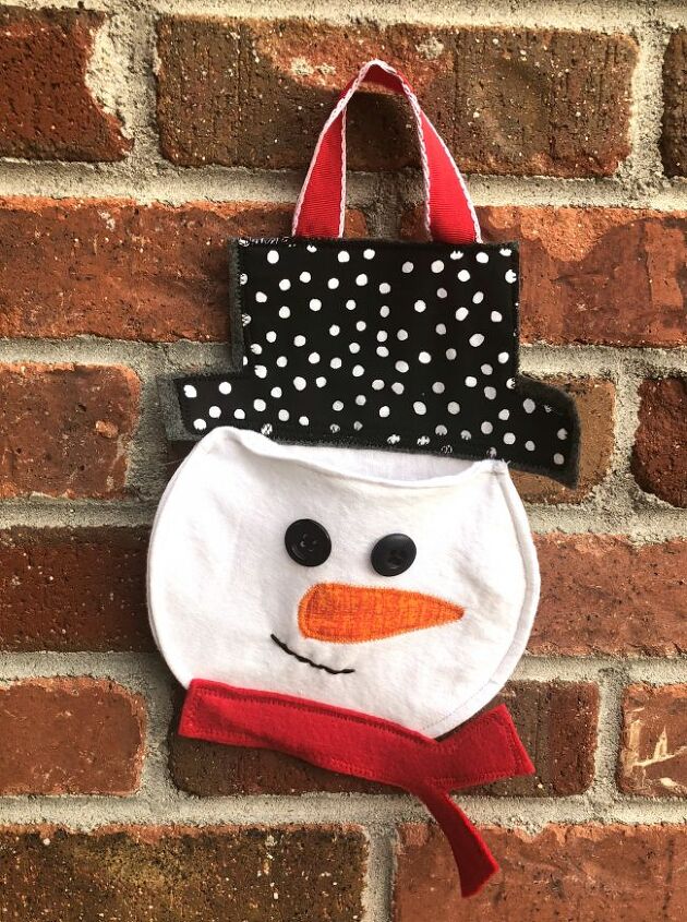 snowman pocket ornament