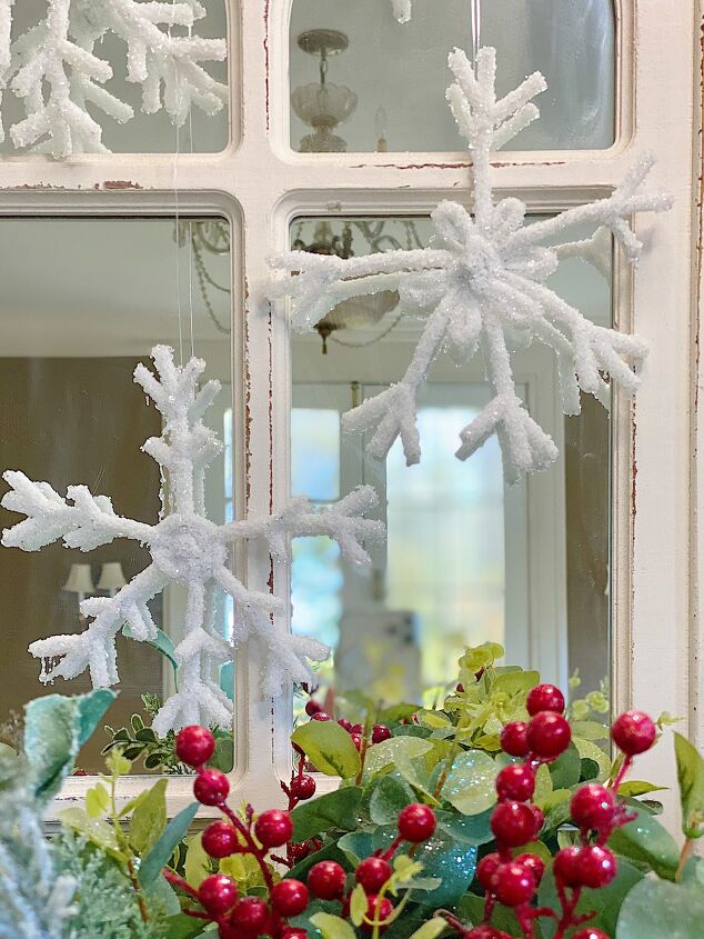 how to make crystal snowflake ornaments