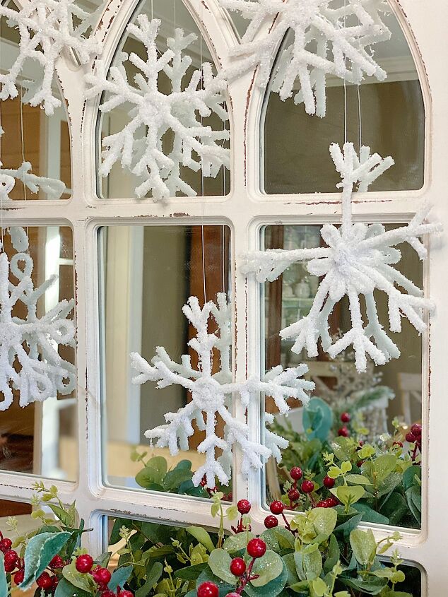 how to make crystal snowflake ornaments