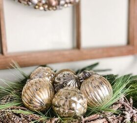how to make faux mercury glass ornaments