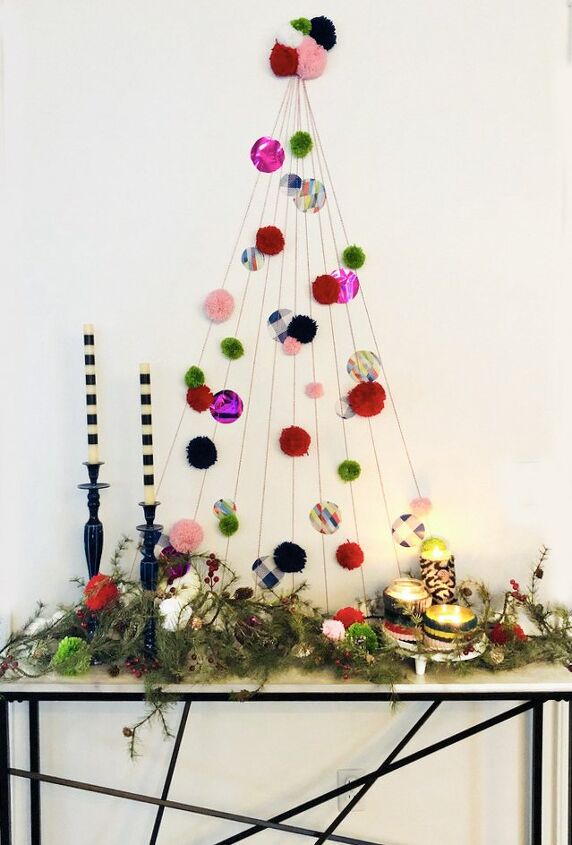 creating a twine christmas tree in 3 easy steps