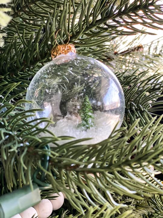 diy snow globe ornaments family project