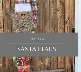 diy 2x4 santa claus