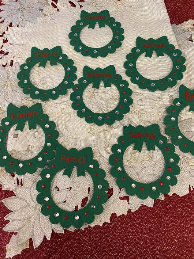 how to make cute christmas place cards