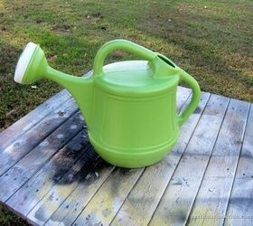 When spring arrives, this is exactly what we will be doing to our plastic watering cans