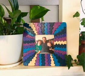 How to Make a Colorful Wood Burned Frame