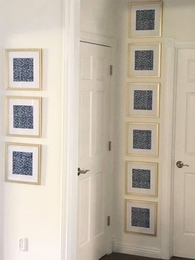 an inexpensive and easy wall art idea