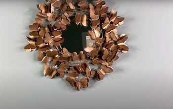 How to Make a Gold Butterfly Mirror That Looks Designer