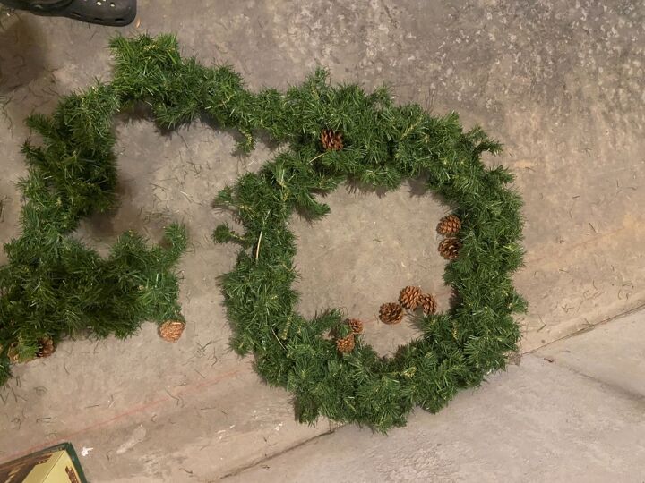 diy cheap large wreaths