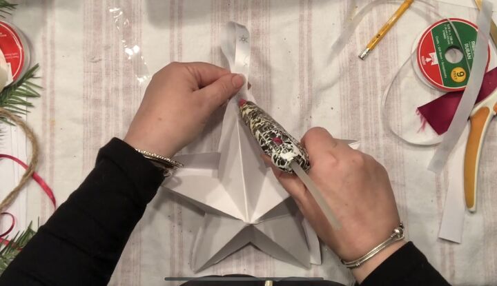 how to make 3d paper star