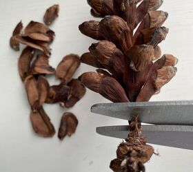 Our favorite decor discovery this winter? A pine cone can become a tiny wreath!