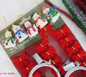 15 minute easy wreath ornaments from clip rings