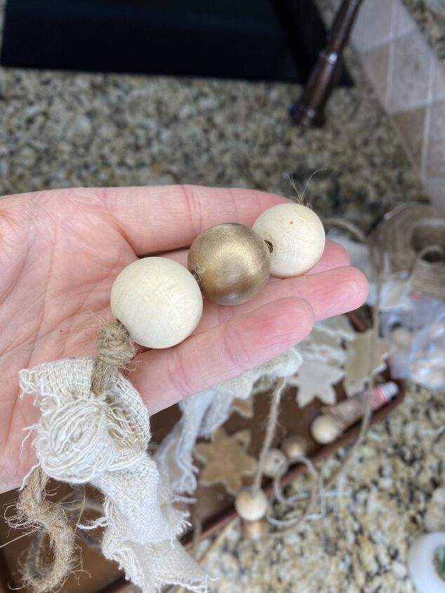 salt dough ornament garland