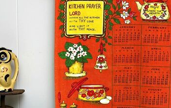 Cómo mostrar un calendario de toallas de té de la vendimia
