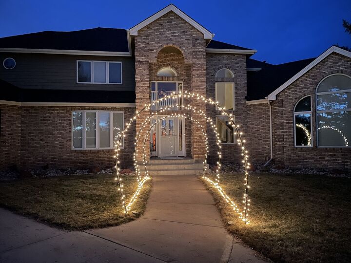 create a lovely lighted archway