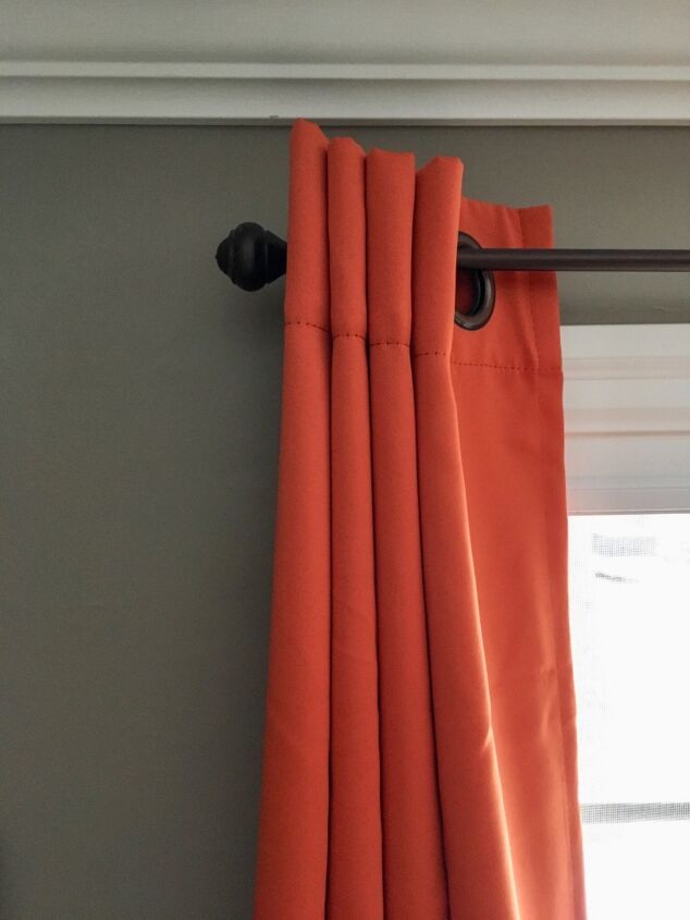 how to make grommet top curtains look fuller and hang nicely