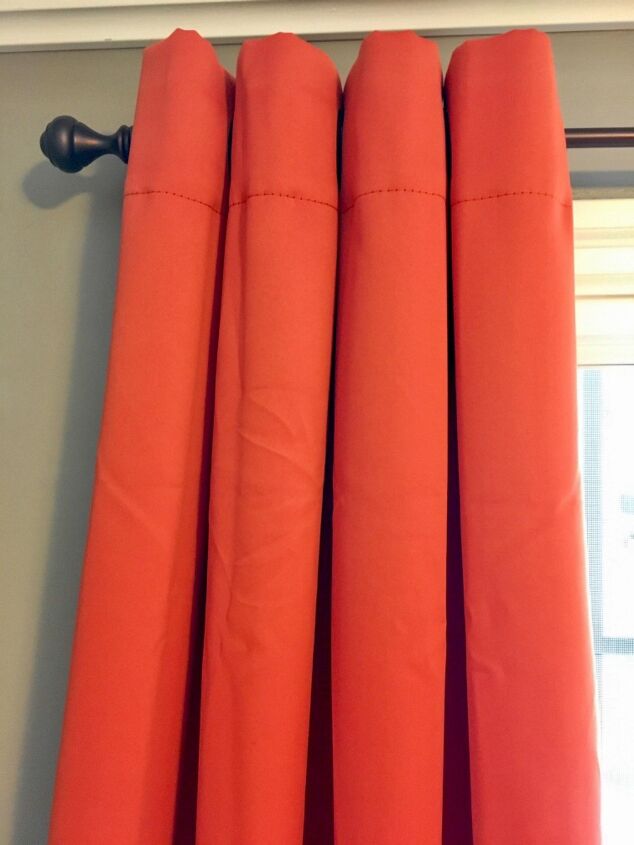 how to make grommet top curtains look fuller and hang nicely