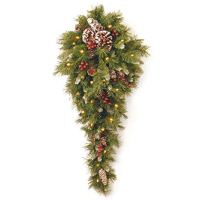 simple teardrop christmas wreath