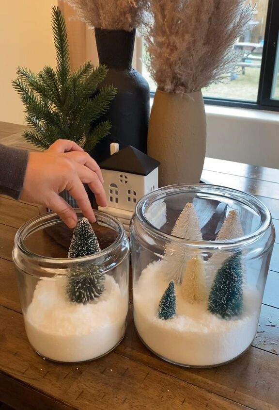 make the cutest snow globes at home