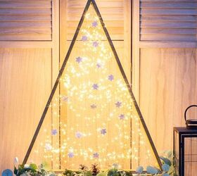 Cómo construir un árbol de Navidad de madera en forma de triángulo
