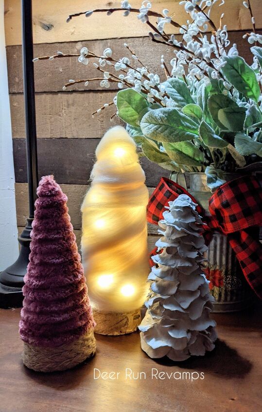 rboles de navidad de espuma de 3 maneras diferentes