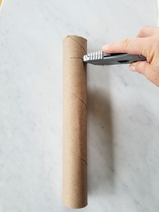 paper towel roll napkin ring craft