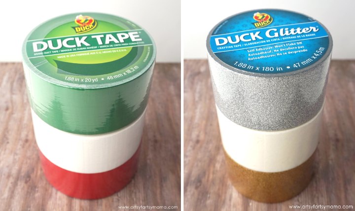 etiquetas de regalo diy duck tape