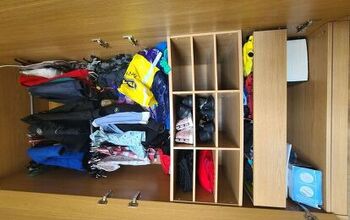  Espaço do armário organizado