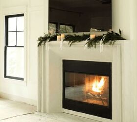 DIY Faux Cast Stone Fireplace