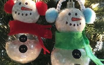  Ornamentos de boneco de neve DIY