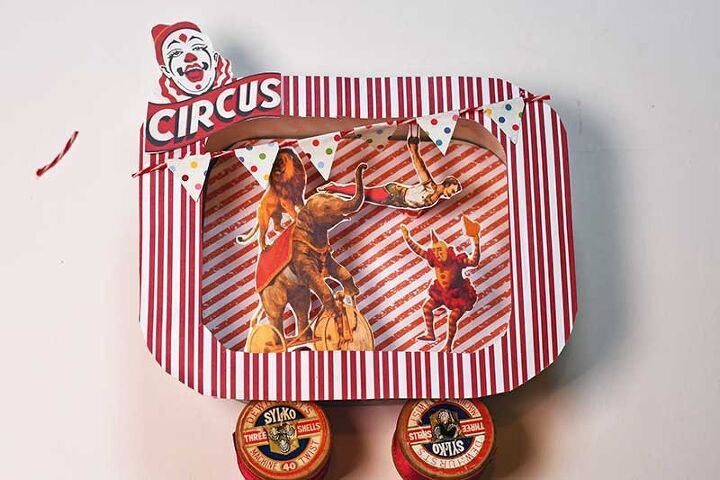 cmo hacer un diorama y adornos de circo