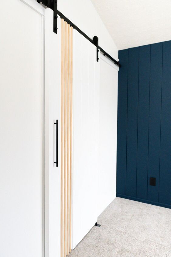 diy modern sliding barn door