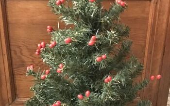 Viejo árbol de Navidad Upcycled utilizando cosas en casa- MI ÚNICO COSTO $ 1.00