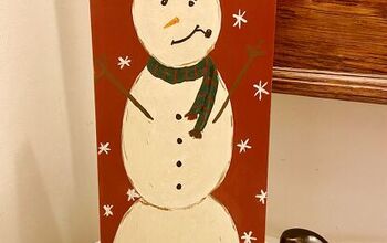 Cómo pintar un muñeco de nieve con Dixie Belle Chalk Paint