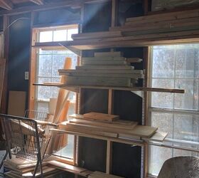 how to organize and store lumber