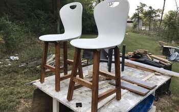 Building Barstool Frames for Plastic Chair Seats