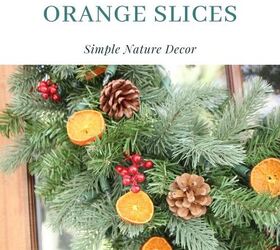 how to make wreath with orange slices