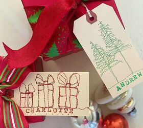 Etiquetas de regalo de Navidad DIY