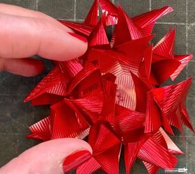 This gorgeous peel and stick bow hack has nothing to do with gift wrapping