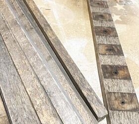 Why she brought a piece of her old potting bench into her entryway